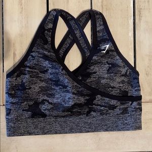 GYMSHARK CAMO SPORTS BRA
